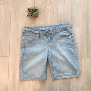 2 for $10 • Light Faded Denim Shorts